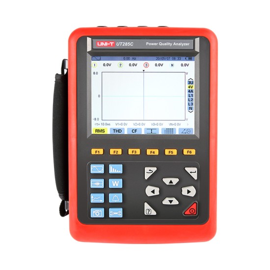 UT285C Three Phase Power Quality Analyzer-True RMS Voltage and Current Meter-Harmonic Distortion Analyzer-Professional Electrical Analyzer