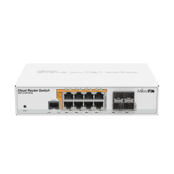 CRS112-8P-4S-IN eight Gigabit RJ45 port PoE switch & Worldwide CRS112-8P-4S-IN Switch - Engineered for Advanced Networking