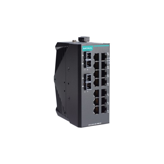 Ethernet Switch EDS-2016-ML Series, Industrial type,16 port interface & Universal IndustriNet 16 - Commercial and Industrial Ethernet Solution