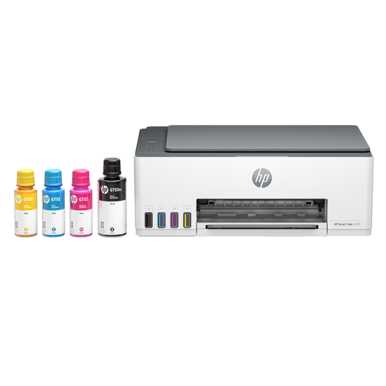 HP Smart Tank 5101 All-in-One Printer & Universal HP PrintPower 5101 - Powerful Printing and Scanning Solution