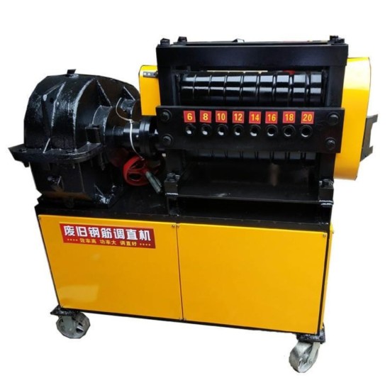 Stub bar straightening cutter-Construction Site Rebar Cutter-Waste Steel Bar Recycling Equipment-High Efficiency Bar Straightening-Industrial Bar Straightening System